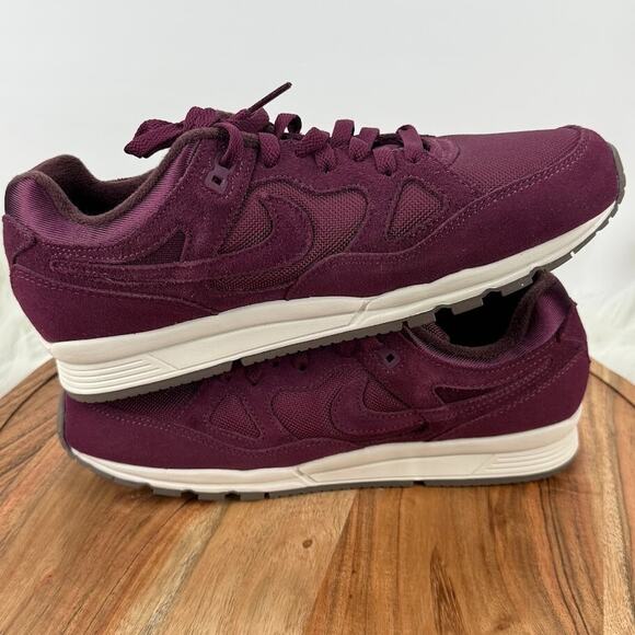 Nike Mens Air Span II PRM Bordeaux Size 8 Desert Sand Maroon Wine Burgundy Sail - Picture 5 of 9